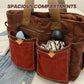 Vintage effen kleur schoudertas