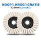 🎄Kerstdeal ALTIJD 50% KORTING!🪚Vilten Polijstschijf Met Klep - Hoogwaardig Wol (115/125mm) & Hoogglans Effect: Voor Metaal, Hout & Autowerk!