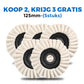 🎄Kerstdeal ALTIJD 50% KORTING!🪚Vilten Polijstschijf Met Klep - Hoogwaardig Wol (115/125mm) & Hoogglans Effect: Voor Metaal, Hout & Autowerk!