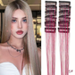 🏆Flash 50%⚡ Meer dan 50.000 verkocht! Bijna uitverkocht - ✨Clip-in Tinsel haarextensies (een set van 7 stuks)
