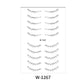 Lazy Waterproof 6D Imitation Ecological Eyeliner Eyelash Sticker