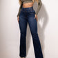 👖Stretch Flare Jeans With A High Waist