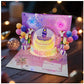 🔥LSAT DAY AANBIEDING 50% KORTING!!🎉3D Pop-Up Muzikale Verjaardagskaart met Lichtjes & Liedje🎵🎂