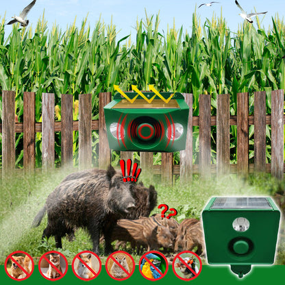 🔥2025 HELEMAAL HOT🔥Zonne-energie dierenafweerlamp met luid alarm