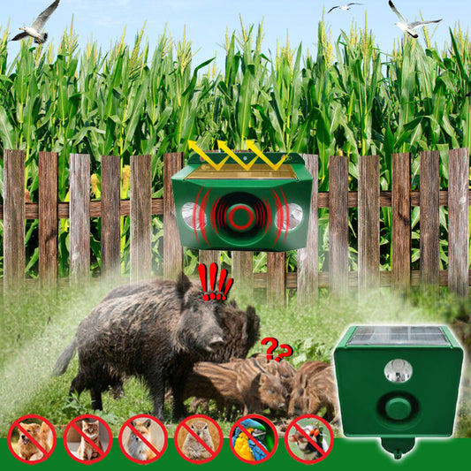🔥2025 HELEMAAL HOT🔥Zonne-energie dierenafweerlamp met luid alarm