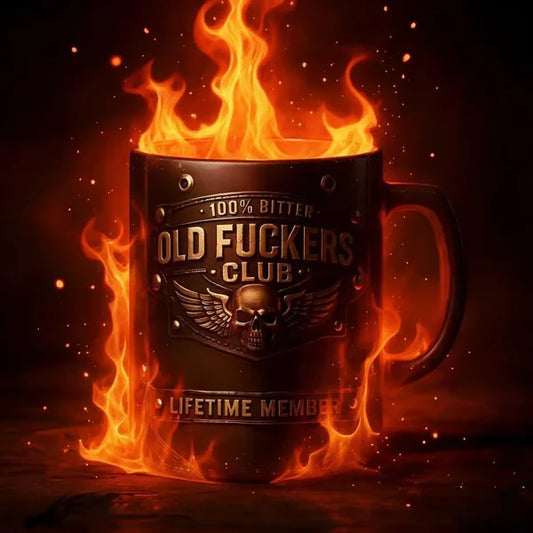 🏆Flash Sale 49% KORTING - ❤️☕ OLD FUCKERS CLUB Mok - 100% Bitter, Altijd Echt. Levenslang Lid. 😎💀