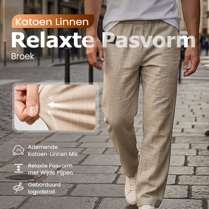 👖 Ademende Herenbroek met Rechte Pijpen | Licht, Comfortabel & Perfect voor Elke Dag – Nu 60% Korting
