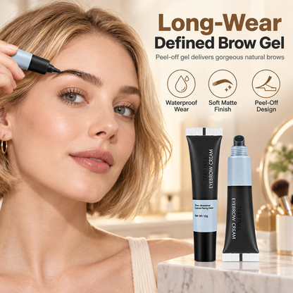 ✨ Peel-Off-gel voor het kleuren van wenkbrauwen – Waterbestendig en voor een natuurlijk ogende look