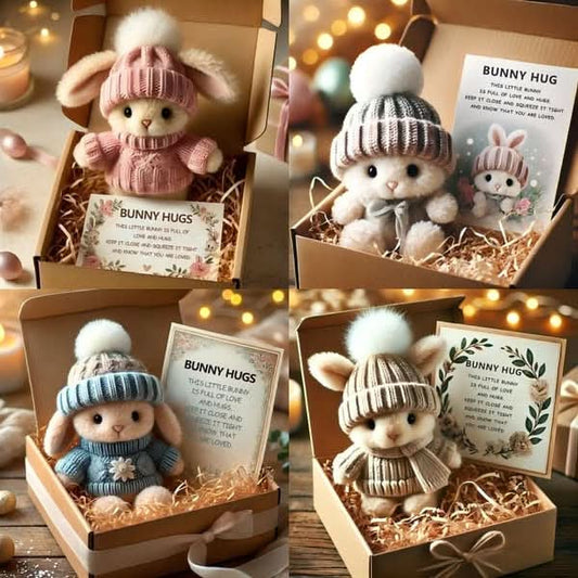 🐰 Handgemaakt Mini Konijn – Perfect Klein Cadeau voor het Nieuwe Jaar