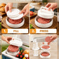Hamburgerpers – Keukengereedschap voor het maken van gelijkmatige, zelfgemaakte hamburgers, stapelbare hamburgerpers en opbergbakje voor hamburgers, geschikt voor barbecues, grillen en het bereiden van maaltijden
