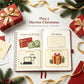 🎁🎄❄️Kerstcadeaubonboekje | Invulbaar kerstcadeaubonboekje, unieke kerstcadeaus voor tieners en jongvolwassenen, gepersonaliseerde geld- en briefhouder, leuk kerstverrassingscadeau