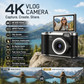 📸 50% KORTING! 4K Digitale Camera met Kantelbaar Scherm – Maak Scherpe Foto’s, Video’s & Perfecte Selfies ✨