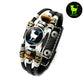 Glow-in-the-Dark-armband met 12 sterrenbeelden van leer voor mannen en vrouwen (6,9/8,1 inch