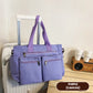 Vintage effen kleur schoudertas