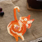 🐱🔥 Hot Sale! Schattige Handgemaakte Katten Onderzetter – Perfect Cadeau voor Kattenliefhebbers & Leuk Home Decor!