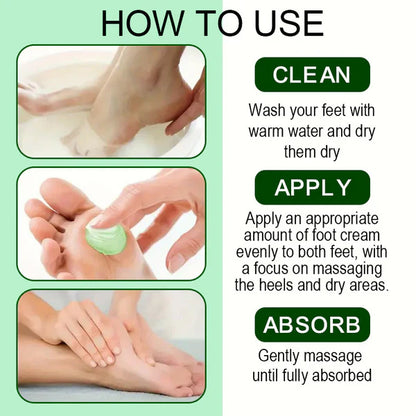 Verzachtende voetcrème met aloë vera en tea tree-olie