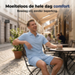 Tweedelige zomerset voor heren, bestaande uit een poloshirt en een korte broe