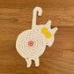 🐱🔥 Hot Sale! Schattige Handgemaakte Katten Onderzetter – Perfect Cadeau voor Kattenliefhebbers & Leuk Home Decor!
