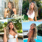 💖Hete verkoop deze week - 50% korting🤩Damespruik, lang golvend haar, uit één stuk met verstelbare pasvorm