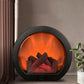 Vlamloze LED-haardlamp, decoratieve lantaarn