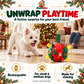 🎄 50% KORTING | Interactieve kerstbal voor honden – Speelgoed met belletje en oplaadbare batterij dat stuitert🎄🐶🐱