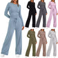 🔥LAATSTE DAG 50% KORTING👚2026 Dames casual kleding Set met loszittende broek en lange mouwen 💕