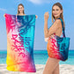 🌞Fris De Lente In Met 50% Korting!🏖2-in-1 strandhanddoek + handtas set | 100% biologisch katoen, zandwerend ontwerp