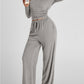 🔥LAATSTE DAG 50% KORTING👚2026 Dames casual kleding Set met loszittende broek en lange mouwen 💕