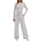 🔥LAATSTE DAG 50% KORTING👚2026 Dames casual kleding Set met loszittende broek en lange mouwen 💕