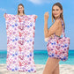 🌞Fris De Lente In Met 50% Korting!🏖2-in-1 strandhanddoek + handtas set | 100% biologisch katoen, zandwerend ontwerp