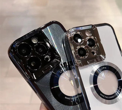 2024 Nieuw Magnetisch iPhone hoesje met lenshouder