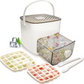 ☀️Summer Hot Sale 50% Off🧊Portable Ice Maker with Lid and Storage Box