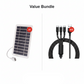 🌞Fris De Lente In Met 50% Korting!⚡Ultra-Licht Zonnepaneel (2W 5V) - Draagbare USB Oplader voor Wandelen & Camping - Flexibel & Weerbestendig