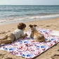 🌞Fris De Lente In Met 50% Korting!🏖2-in-1 strandhanddoek + handtas set | 100% biologisch katoen, zandwerend ontwerp