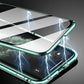 Magnetisch dubbelzijdig glas telefoonhoesje voor iPhone-serie
