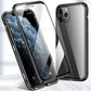Magnetisch dubbelzijdig glas telefoonhoesje voor iPhone-serie