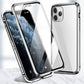 Magnetisch dubbelzijdig glas telefoonhoesje voor iPhone-serie