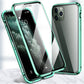 Magnetisch dubbelzijdig glas telefoonhoesje voor iPhone-serie