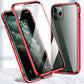 Magnetisch dubbelzijdig glas telefoonhoesje voor iPhone-serie