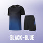 Heren-Trackpak Loose-Fit Sneldrogend Atletisch T-shirt & Korte Broek