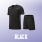 Heren-Trackpak Loose-Fit Sneldrogend Atletisch T-shirt & Korte Broek