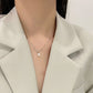 Premium Design Lichte Luxe Ketting met Parel Hanger