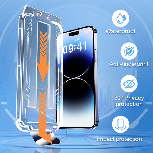 Koop 1 krijg 1 gratis 🔥 iPhone Anti-glare Screen Protector - Geen bubbels Geen stof