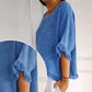 Zomer Loose Fit Katoenen Linnen Top