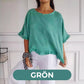 Zomer Loose Fit Katoenen Linnen Top