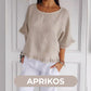 Zomer Loose Fit Katoenen Linnen Top