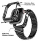 Fashion Stainless Steel Bracelet Alloy Case for Apple Watch