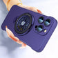 Gyroscoop semiframe magnetisch hoesje met lensbescherming voor iPhone