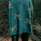Casual top met lange mouwen in retro-stijl met tijger- en luipaardprint