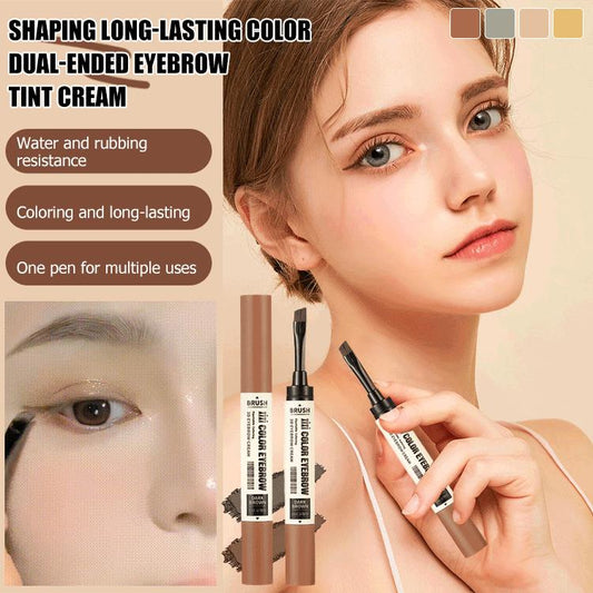 Shaping Langhoudende Kleur Tweevoudige Wenkbrauw Tint Crème